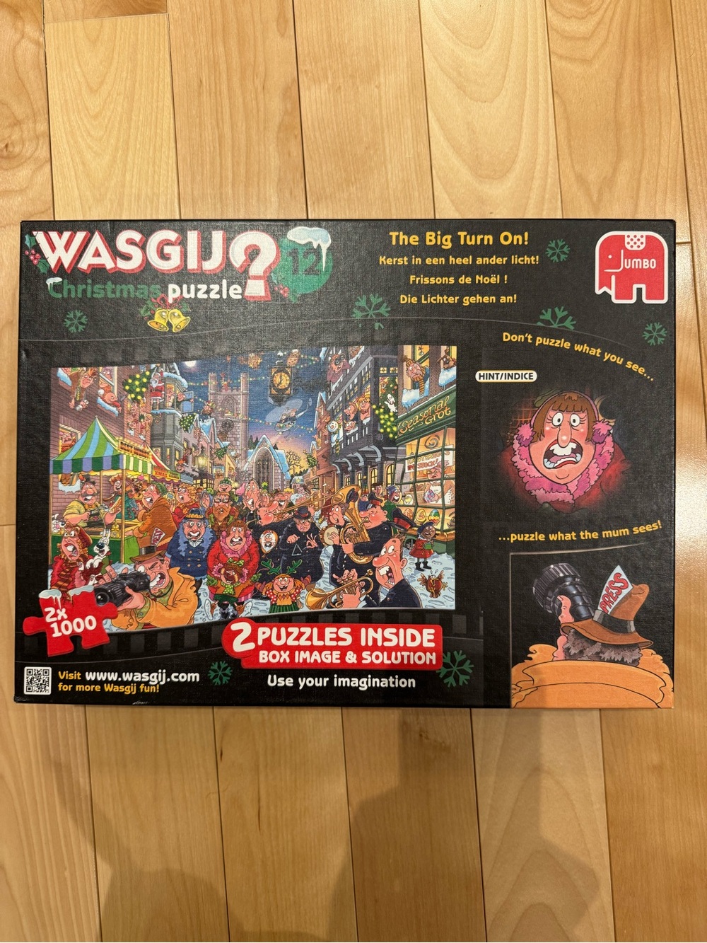 Wasgij #12 Christmas puzzles (2x1000)